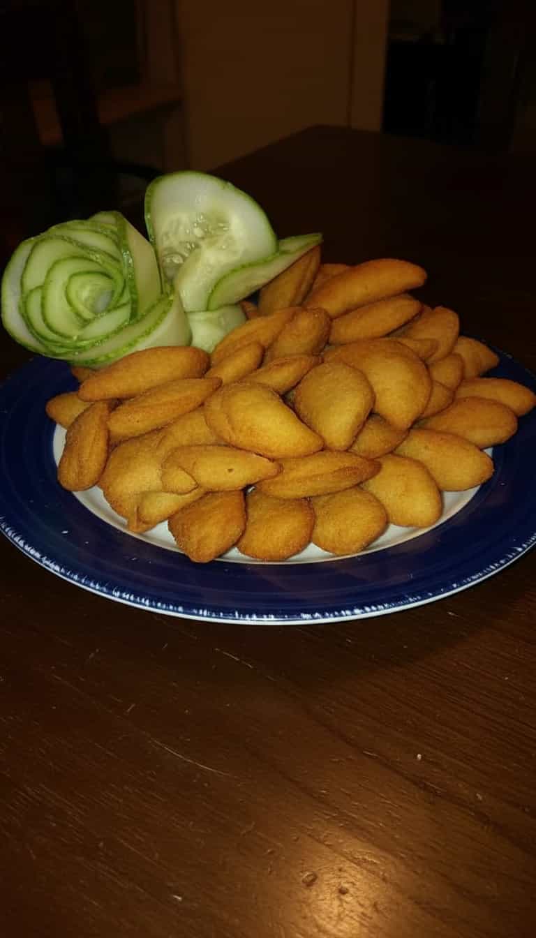 Foto deliciosa de Risoles de Palmito pronta para servir - Salgadinhos