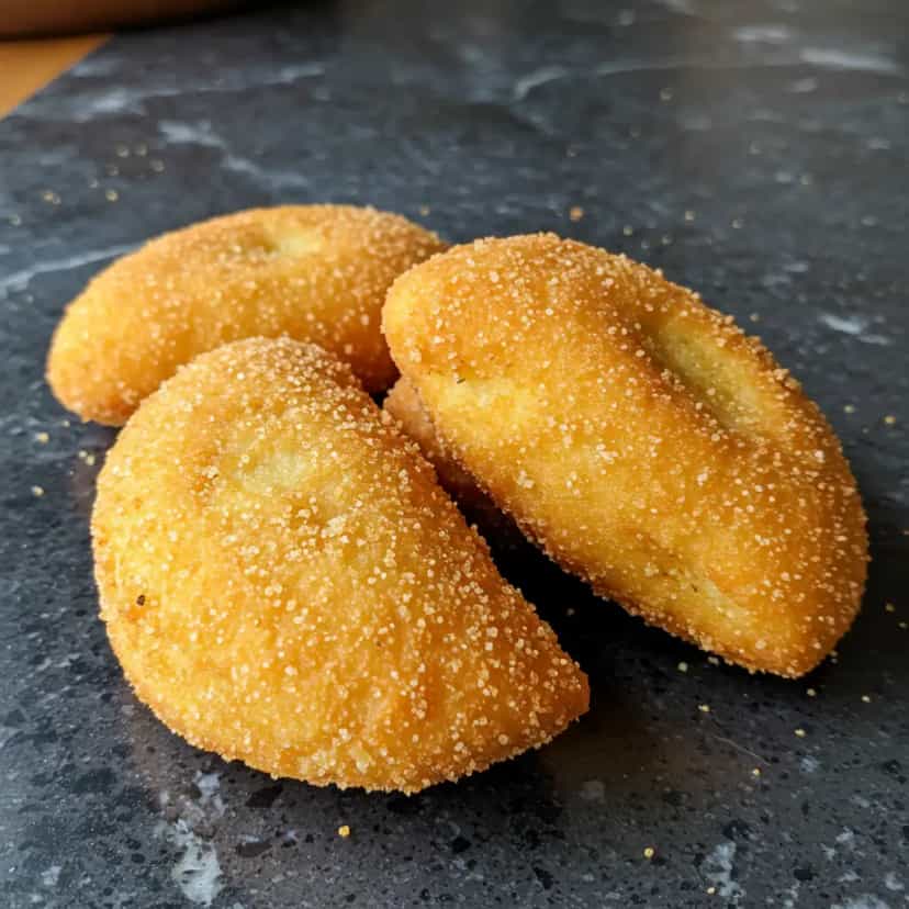 Foto deliciosa de Risoles de Pizza Caseiros pronta para servir - Salgadinhos