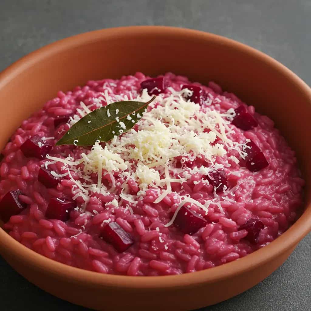 Risoto Cremoso de Beterraba