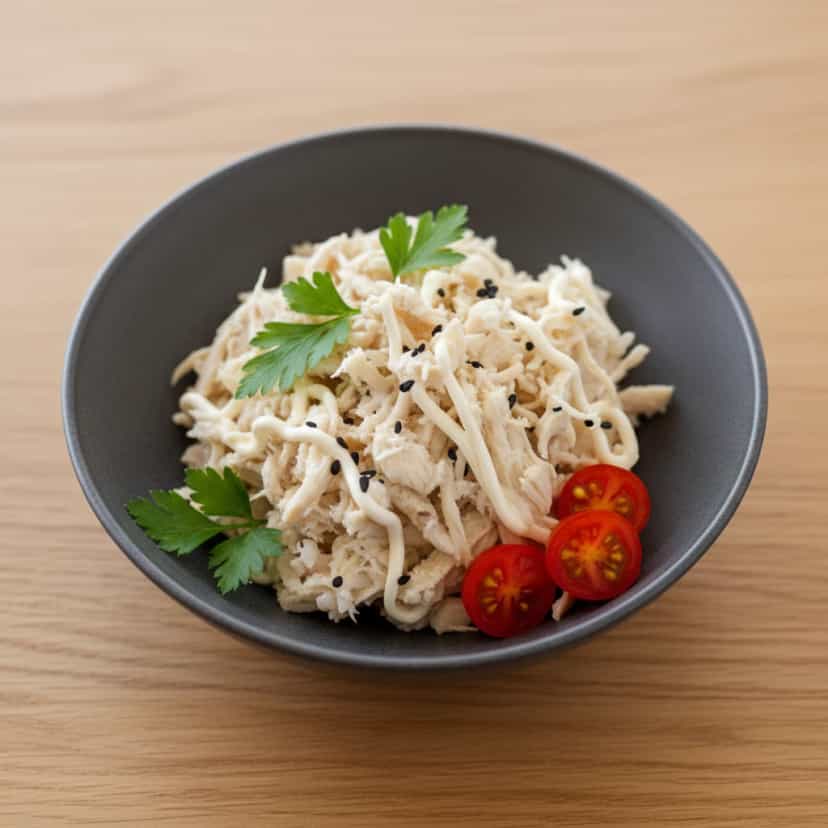 Foto deliciosa de Risoto Cremoso de Frango Caipira pronta para servir - Carnes & Frango