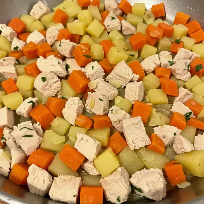 Foto deliciosa de Risoto da Elena pronta para servir - Carnes & Frango