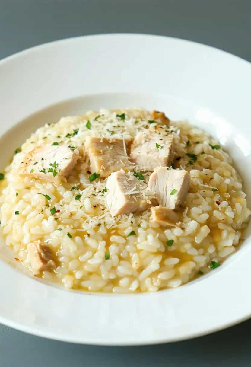 Risoto de Filé de Frango