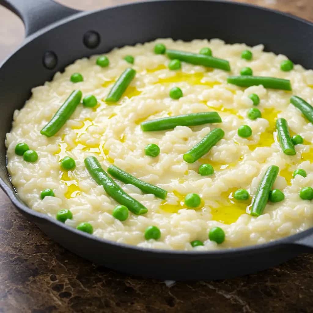 Risoto Primavera Verde e Amarelo