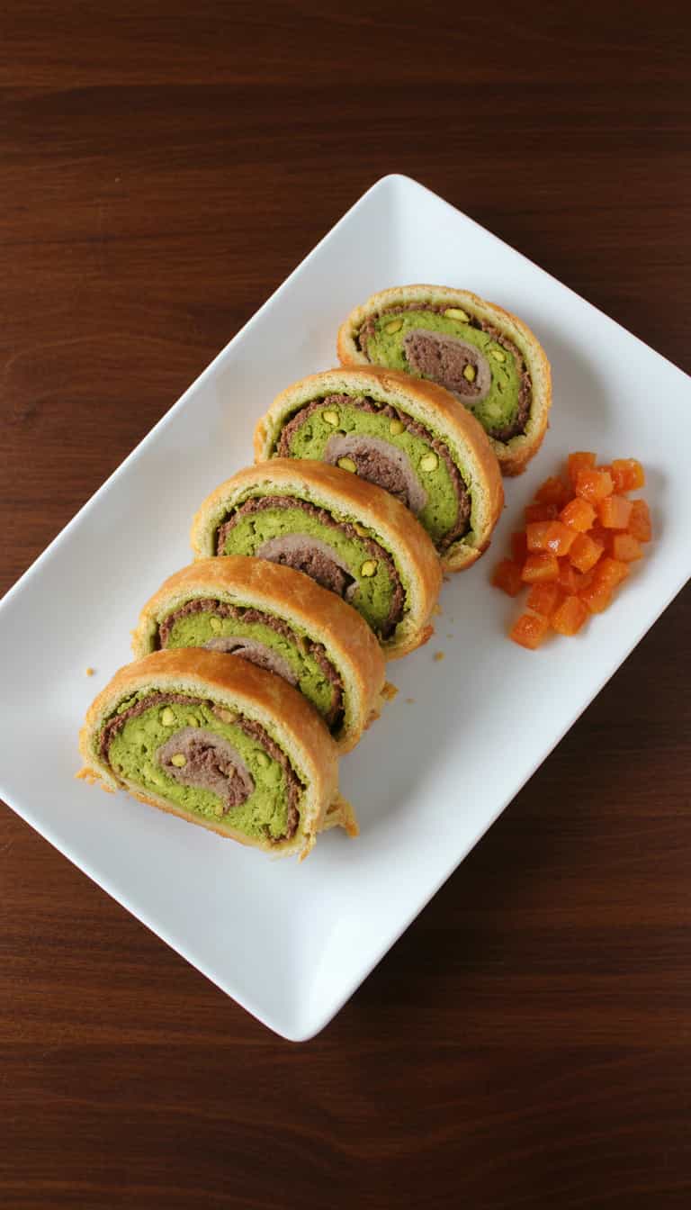 Foto deliciosa de Rocambole de Batata com Atum pronta para servir - Almoço & Jantar