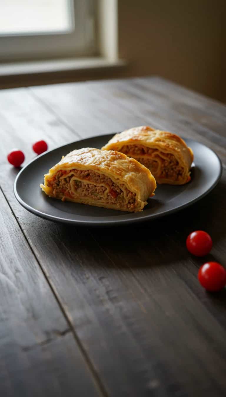Foto deliciosa de Rocambole de Camarão pronta para servir - Peixes & Frutos do Mar