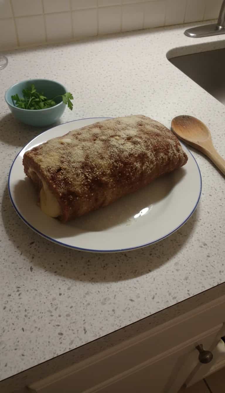 Foto deliciosa de Rocambole de Carne Moída pronta para servir - Carnes & Frango