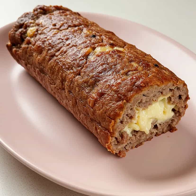 Foto deliciosa de Rocambole de Carne Moída pronta para servir - Carnes & Frango
