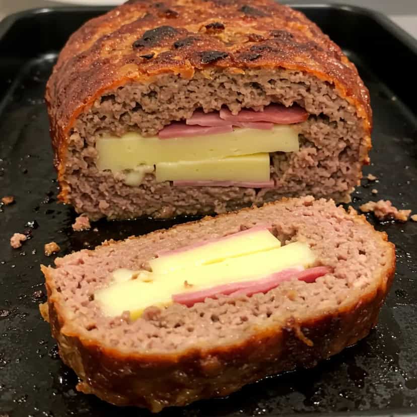 Foto deliciosa de Rocambole de Carne Moída pronta para servir - Carnes & Frango