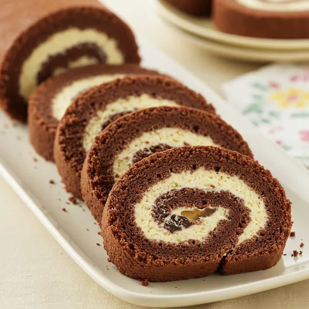 Rocambole de Leite Condensado Cremoso