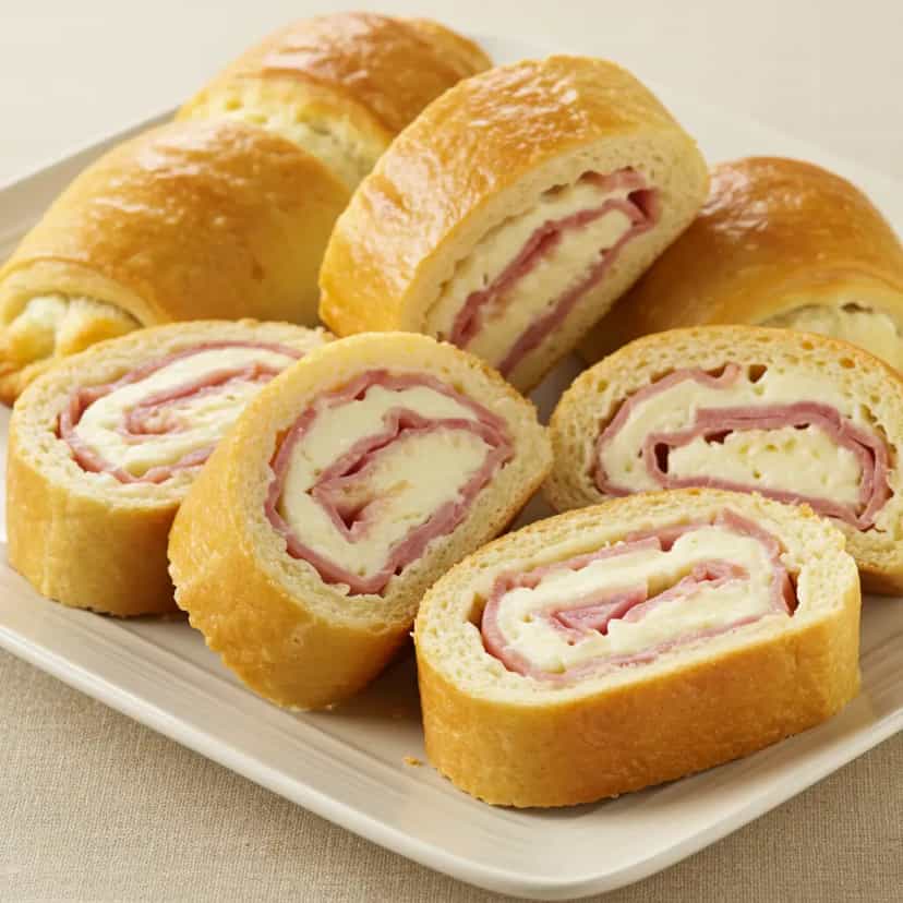 Foto deliciosa de Rocambole de Pizza Caseiro pronta para servir - Pizzas & Salgados