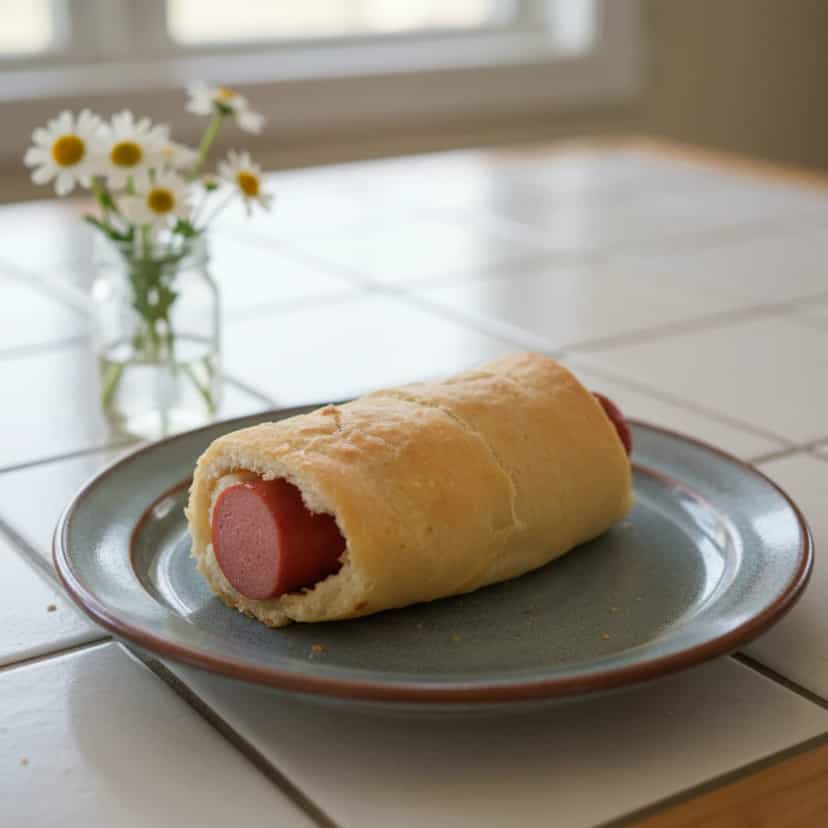 Foto deliciosa de Rolinhos de Salsicha com Parmesão pronta para servir - Salgadinhos