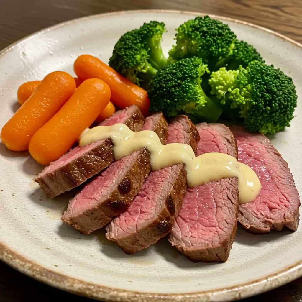 Rosbife Estufado com Natas