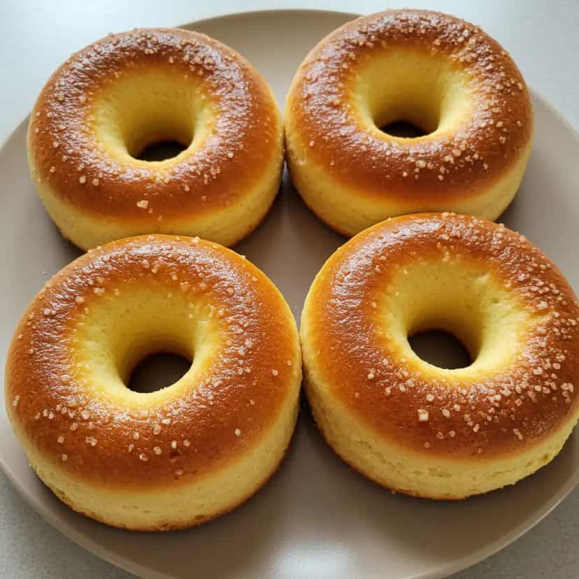 Foto deliciosa de Rosca com calda de açúcar pronta para servir - Lanches de Padaria