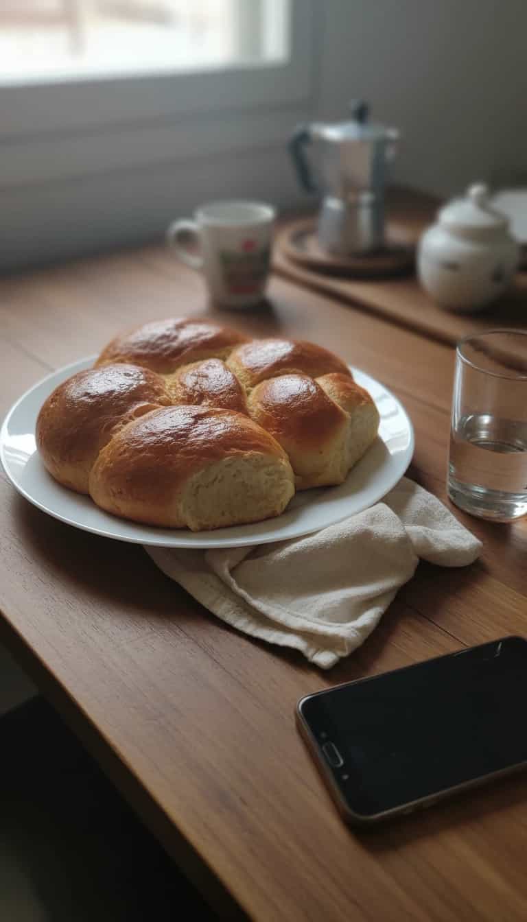 Foto deliciosa de Roscas Caseiras de Leite pronta para servir - Lanches de Padaria