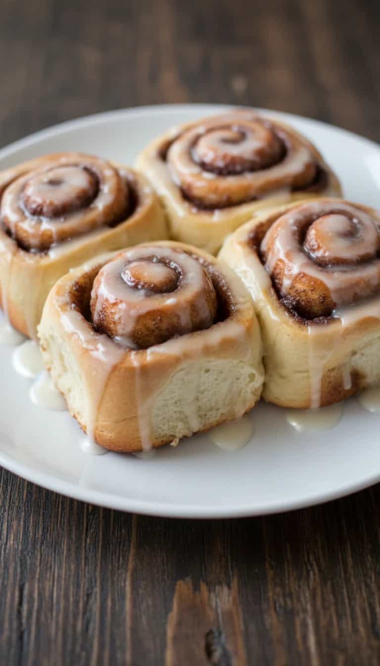 Foto deliciosa de Roscas de Canela Caseiras pronta para servir - Outras Receitas