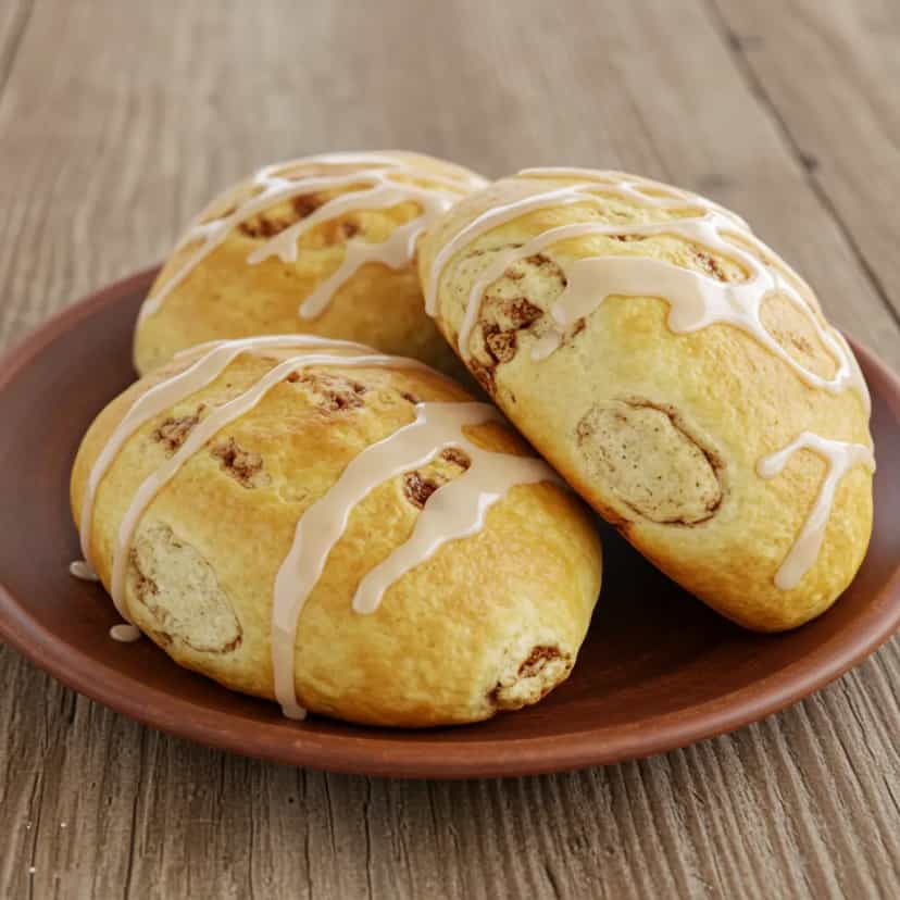 Foto deliciosa de Roscas de Canela Caseiras pronta para servir - Outras Receitas