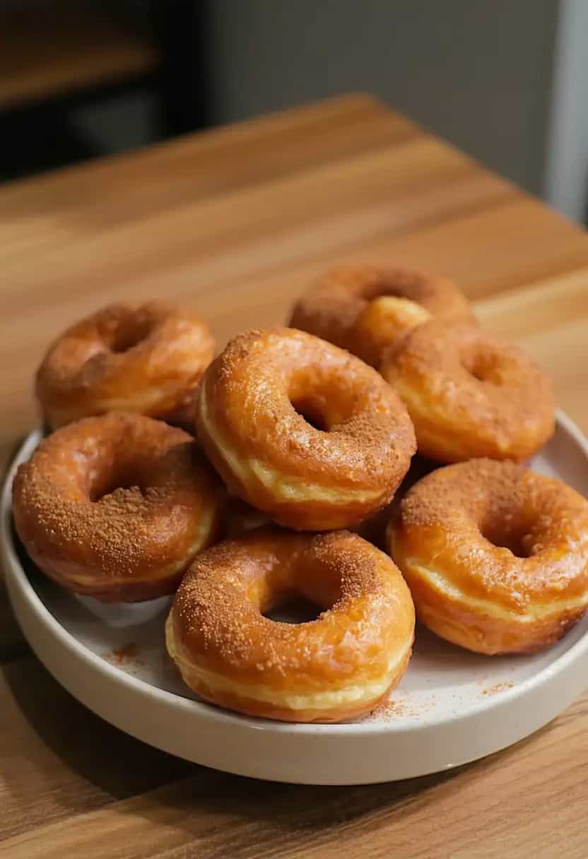 Donuts - Rosquinha de Banana e Aveia