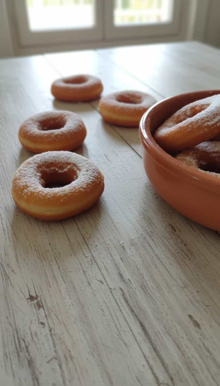 Foto deliciosa de Rosquinhas de Canela Caseiras pronta para servir - Snacks Assados