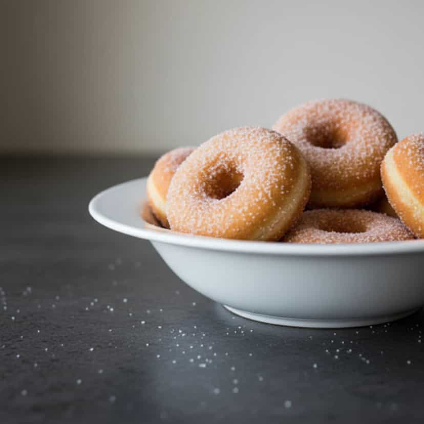 Foto deliciosa de Rosquinhas de Coco Caseiras pronta para servir - Snacks Assados