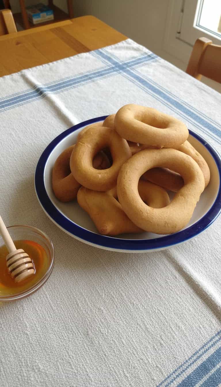 Foto deliciosa de Rosquinhas de Polvilho pronta para servir - Lanches de Padaria