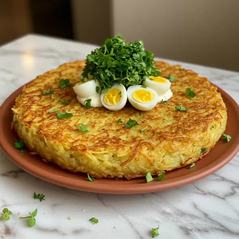 Foto deliciosa de Rosti de Batata Caseiro pronta para servir - Outras Receitas