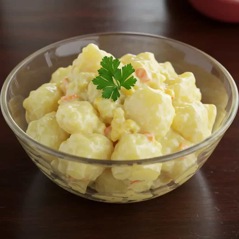 Foto deliciosa de Salada de Batata Cremosa pronta para servir - Saladas