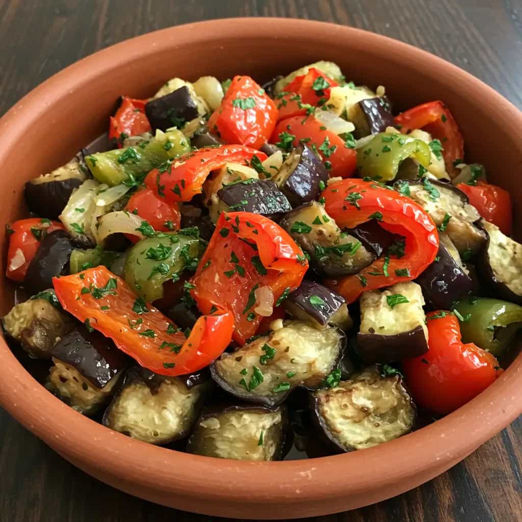 Salada de Berinjela Assada