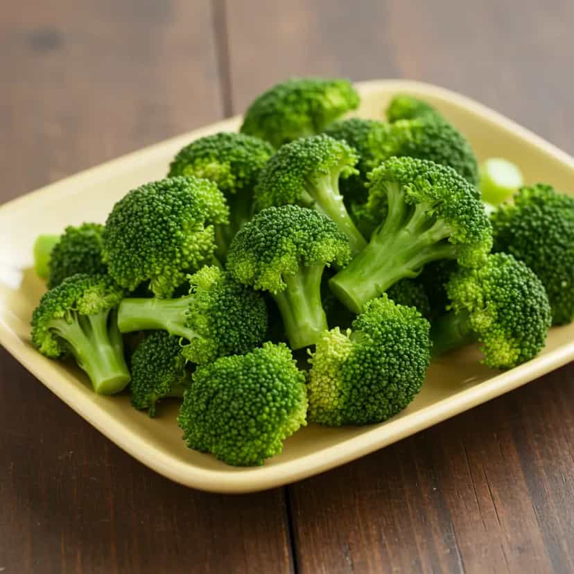 Foto deliciosa de Salada de Brócolis ao Alho Crocante pronta para servir - Saladas