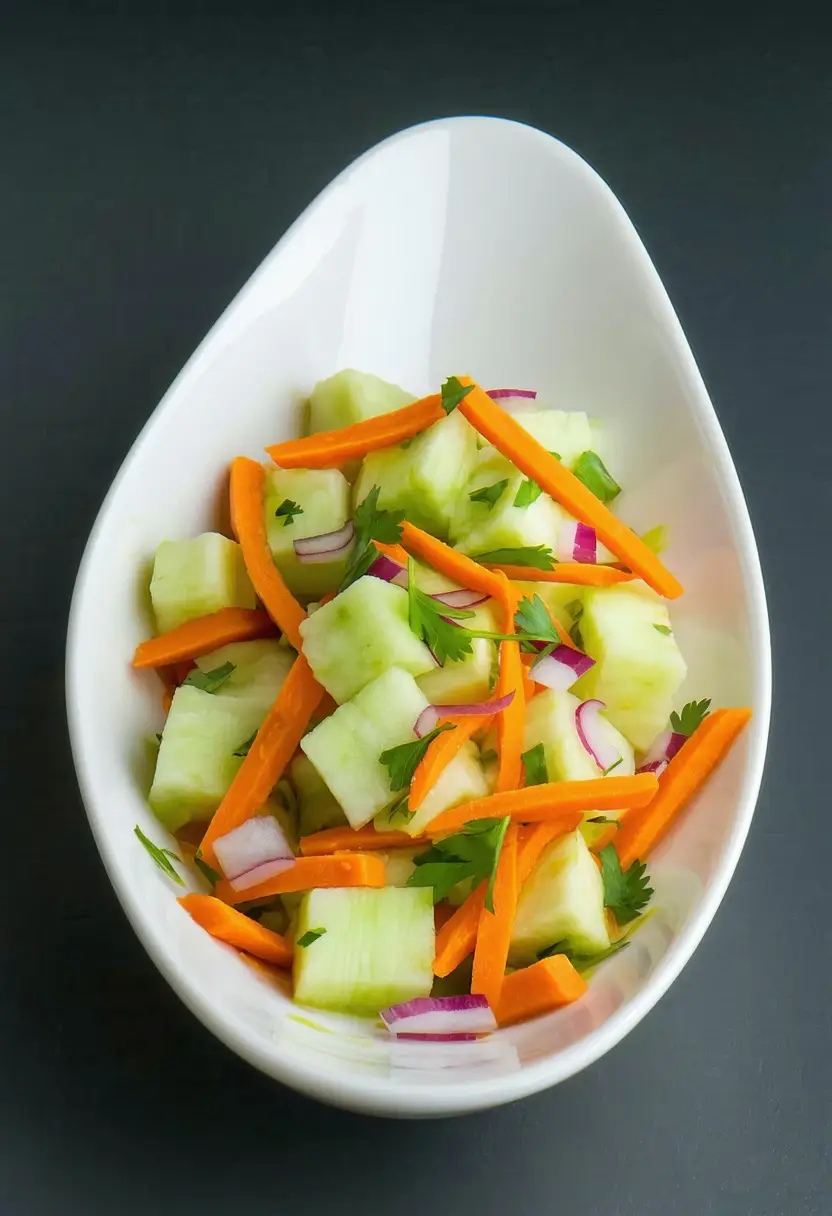 Salada de Chuchu com Cenoura