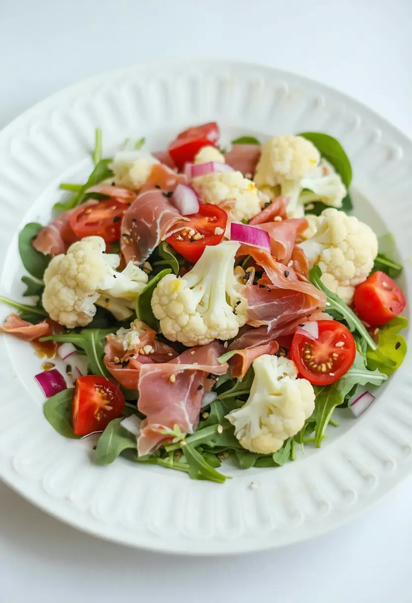 Salada de Couve-flor com Atum