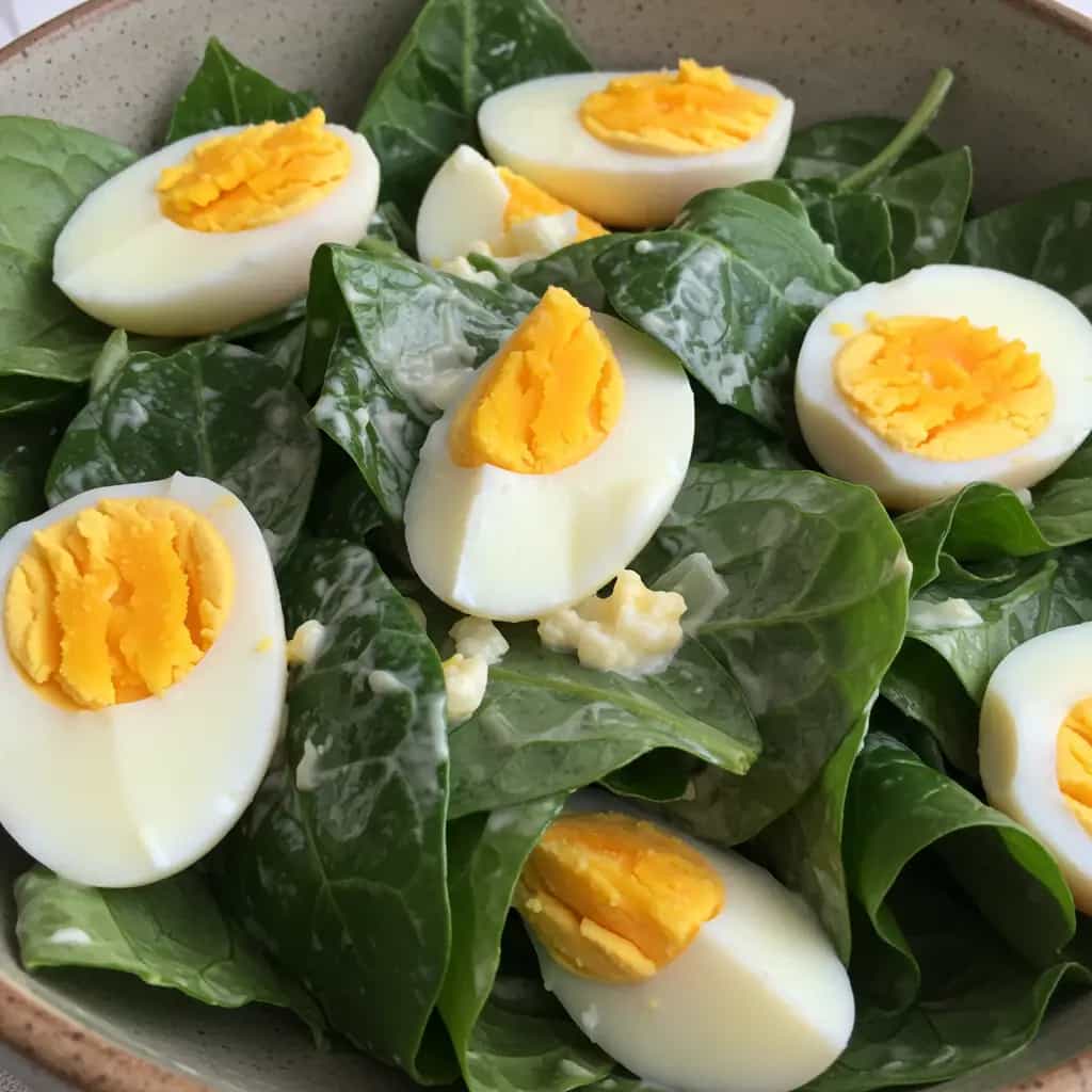Salada de Folhas com Maionese