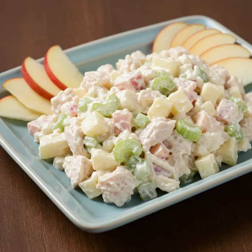 Foto deliciosa de Salada de Frango com Maçã e Aipo pronta para servir - Saladas