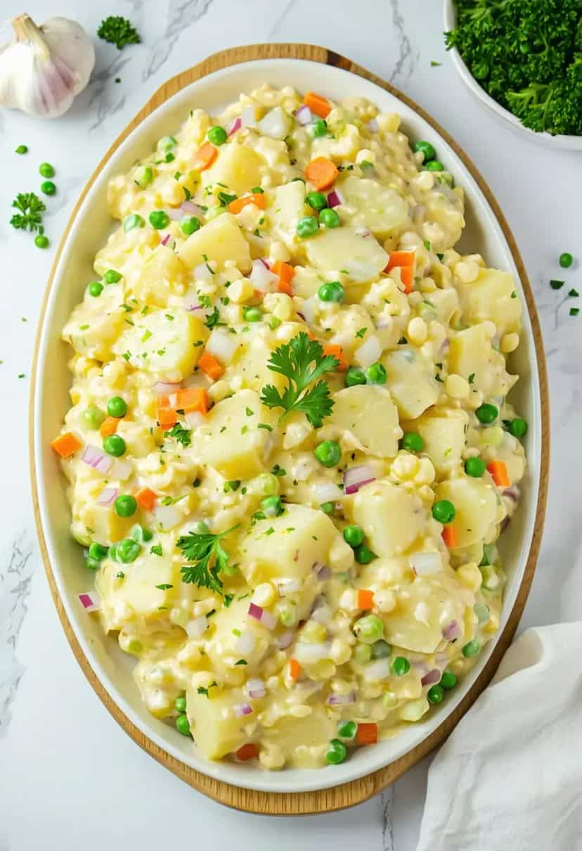 Foto deliciosa de Salada de Maionese para 100 Pessoas pronta para servir - Saladas