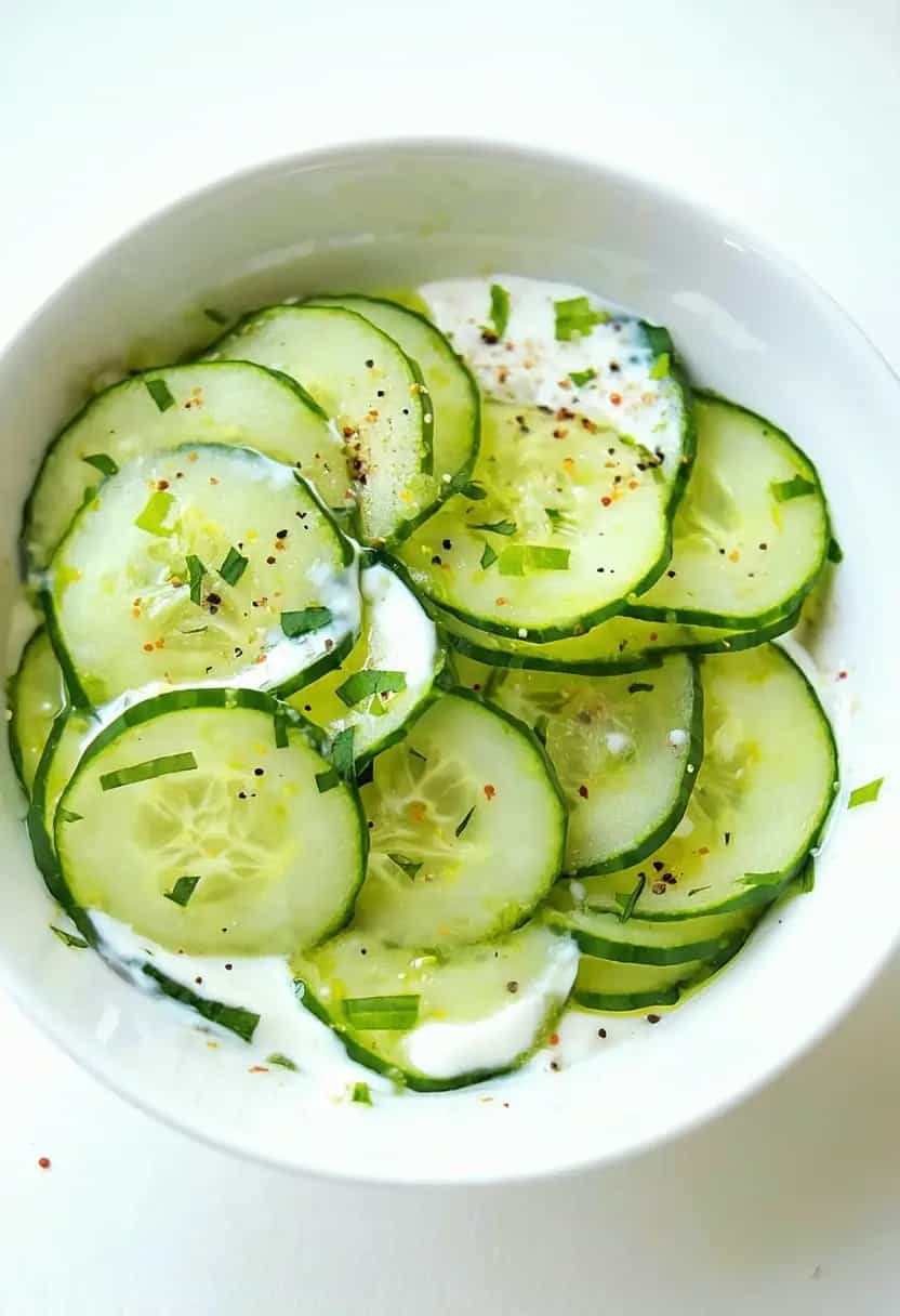 Salada de Pepino com Iogurte