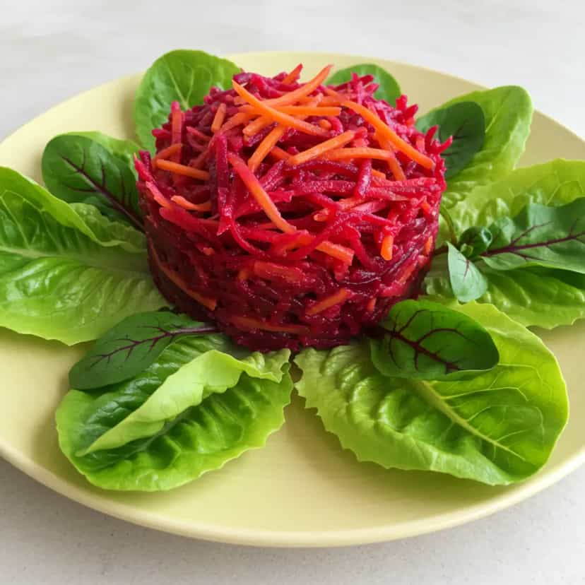 Foto deliciosa de Salada de Rabanete e Cenoura Crocante pronta para servir - Outras Receitas