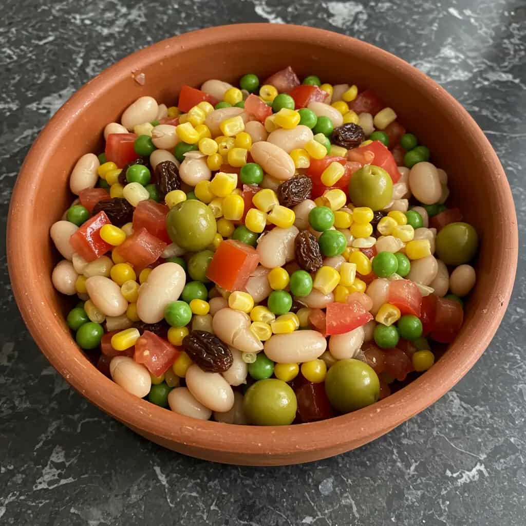 Salada de Soja com Legumes