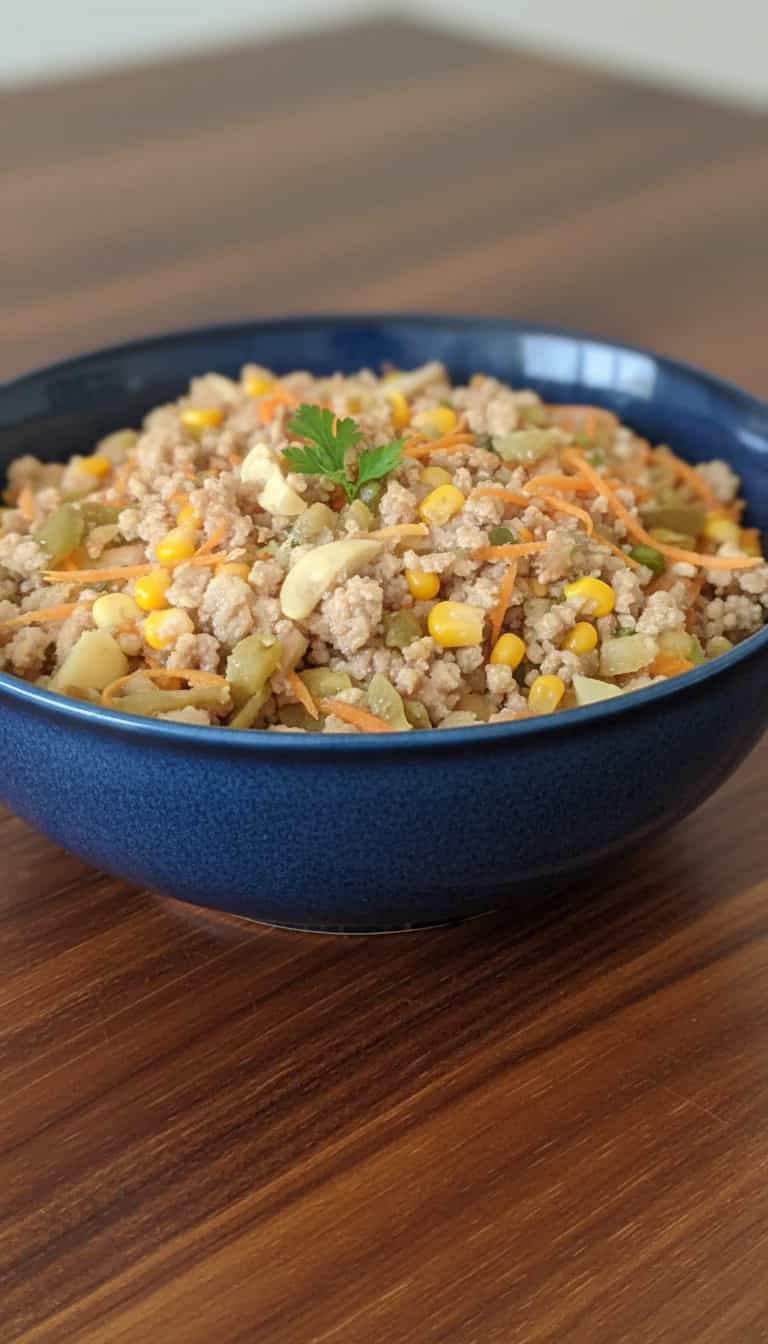 Foto deliciosa de Salada de Soja com Milho e Cogumelos pronta para servir - Outras Receitas