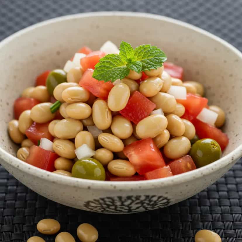 Foto deliciosa de Salada de Soja Refrescante pronta para servir - Saladas