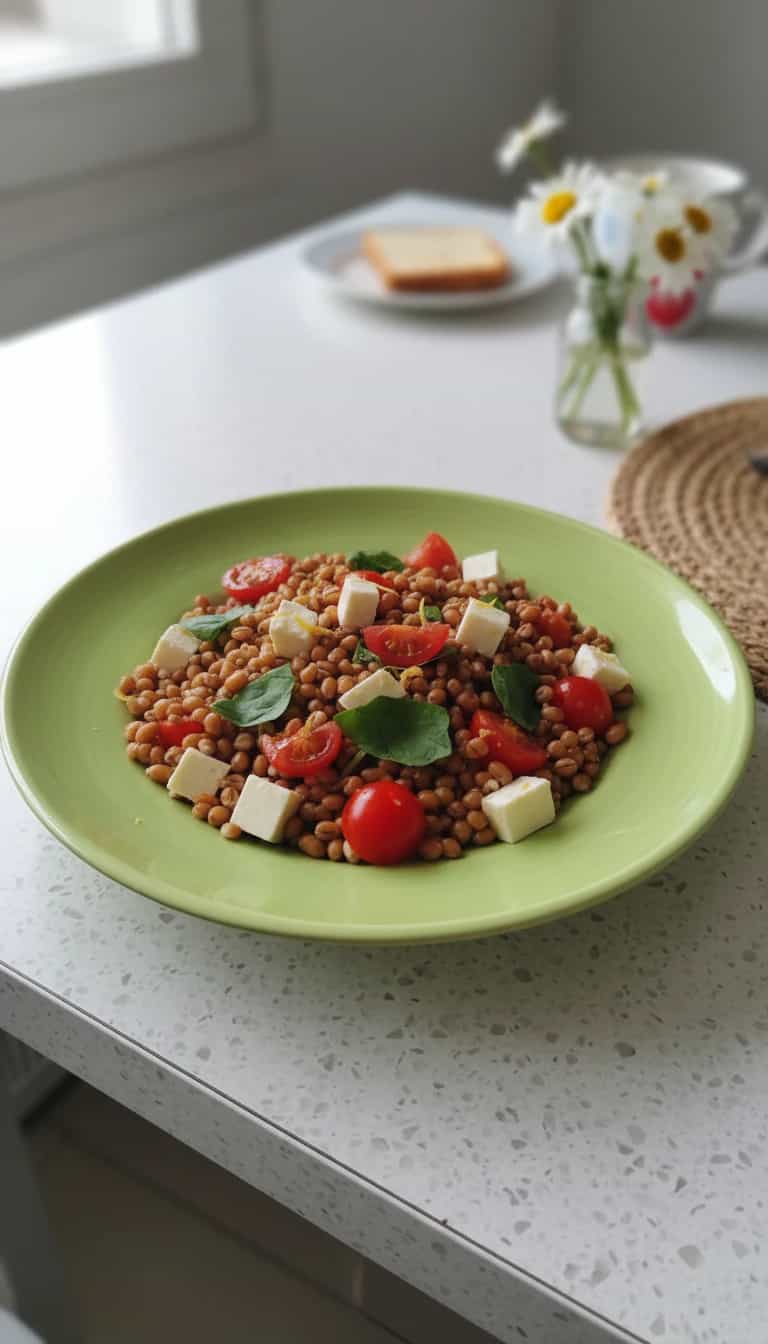 Foto deliciosa de Salada de Trigo pronta para servir - Outras Receitas