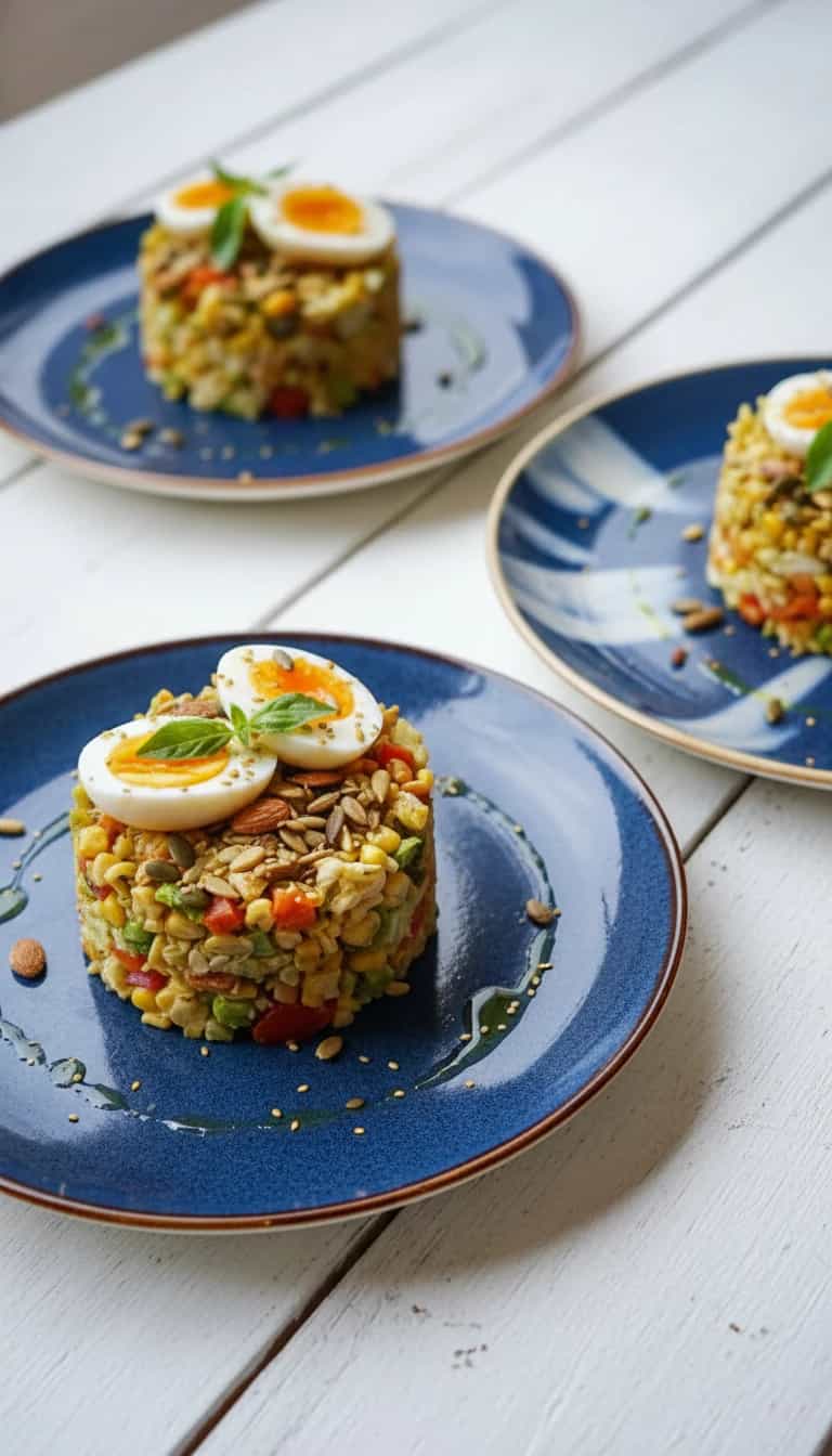 Foto deliciosa de Salada Mexicana com Abacate pronta para servir - Outras Receitas