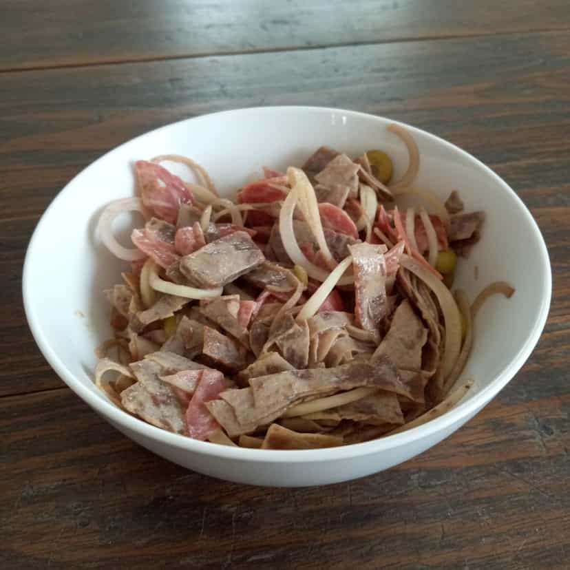 Foto deliciosa de Salada Mista de Frios pronta para servir - Outras Receitas