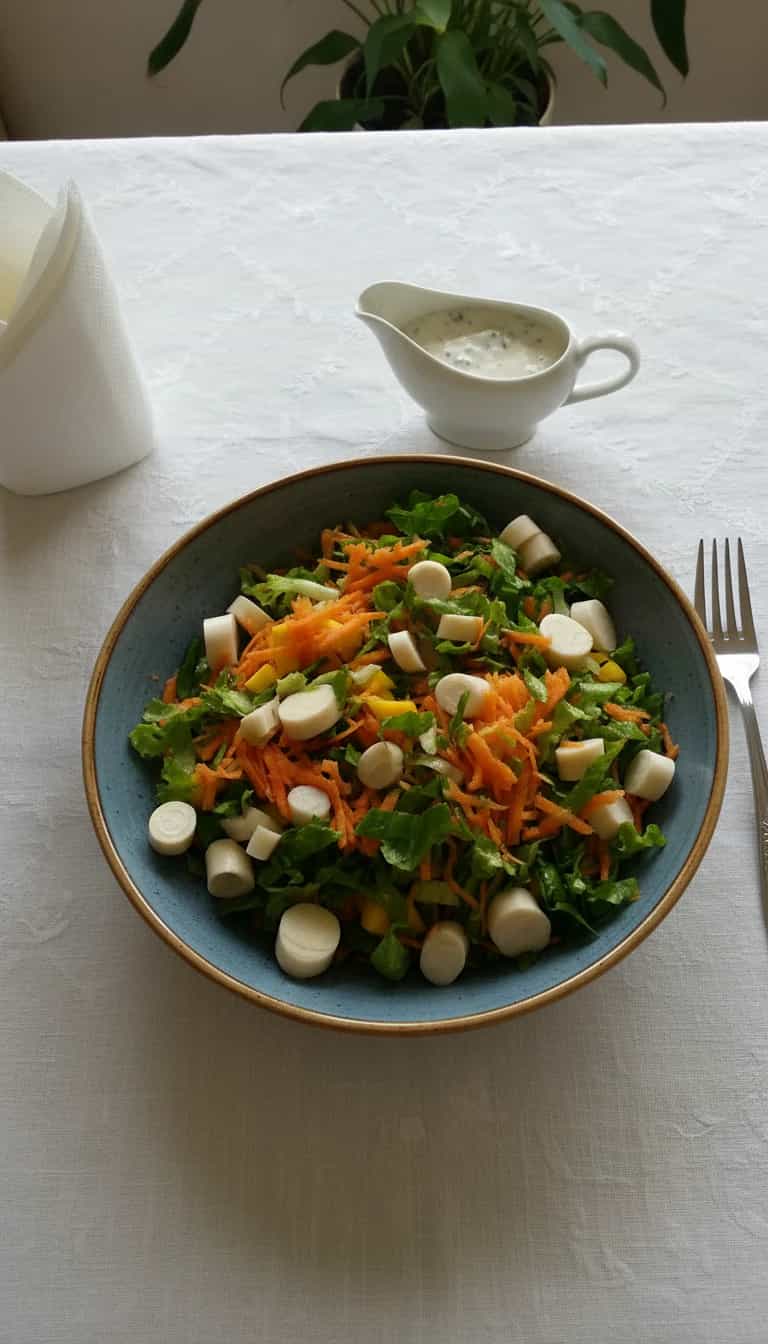 Foto deliciosa de Salada Mista Tropical pronta para servir - Saladas