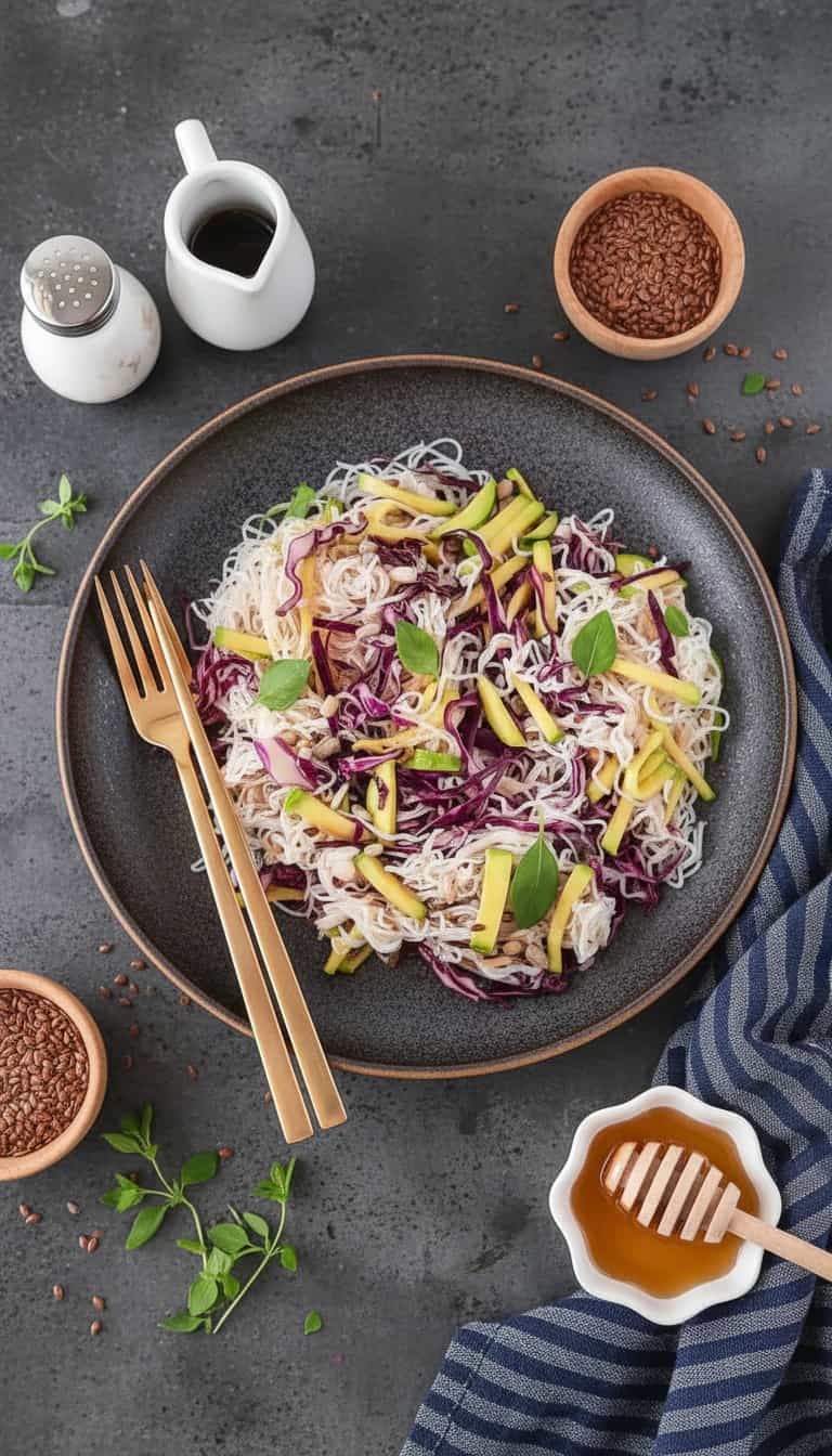 Salada Primavera com Macarrão Konjac