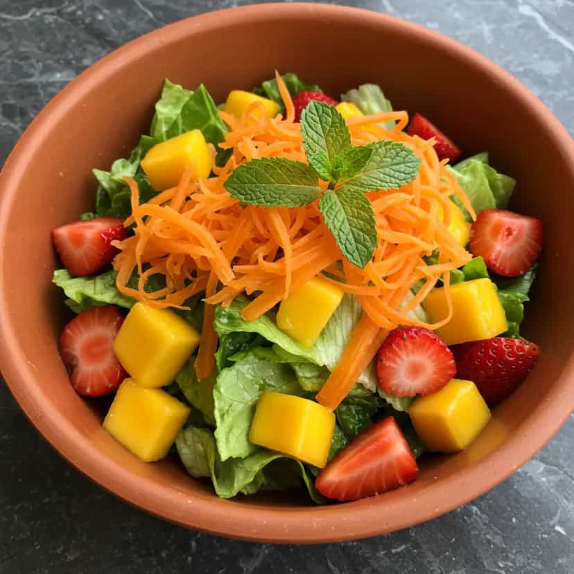 Foto deliciosa de Salada Primavera Refrescante pronta para servir - Saladas