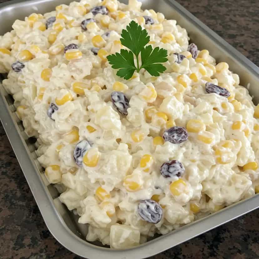 Foto deliciosa de Salada Tropical de Frango Defumado pronta para servir - Saladas
