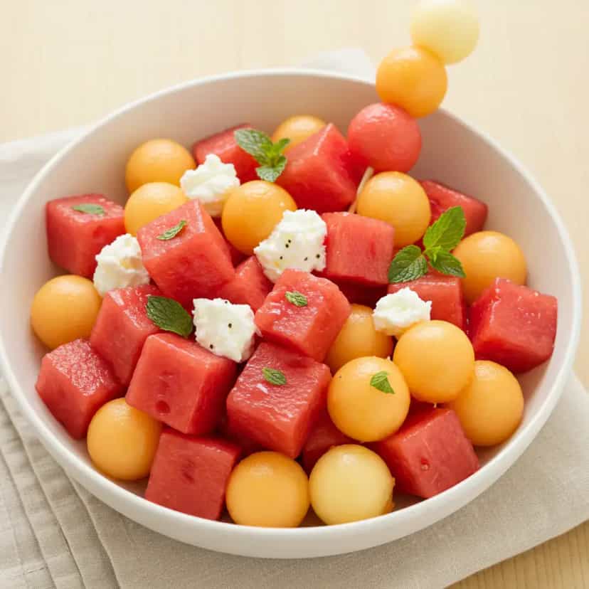 Foto deliciosa de Salada Tropical Refrescante pronta para servir - Outras Receitas