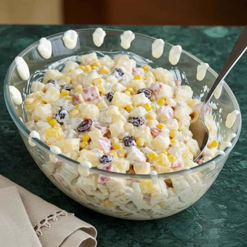 Foto deliciosa de Salada Tropical Refrescante pronta para servir - Saladas