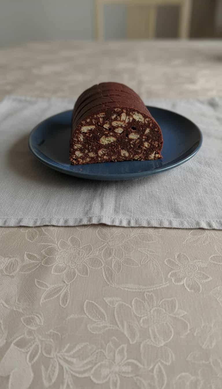Foto deliciosa de Salame de Chocolate Cremoso pronta para servir - Outras Receitas