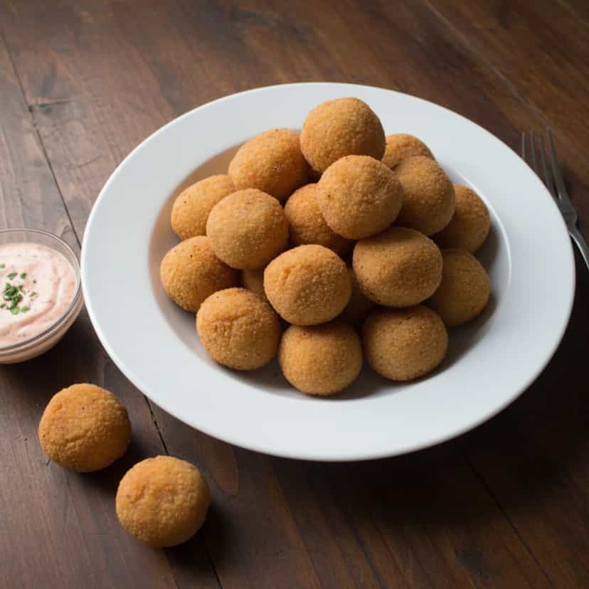 Foto deliciosa de Salgadinhos de Leite pronta para servir - Salgadinhos