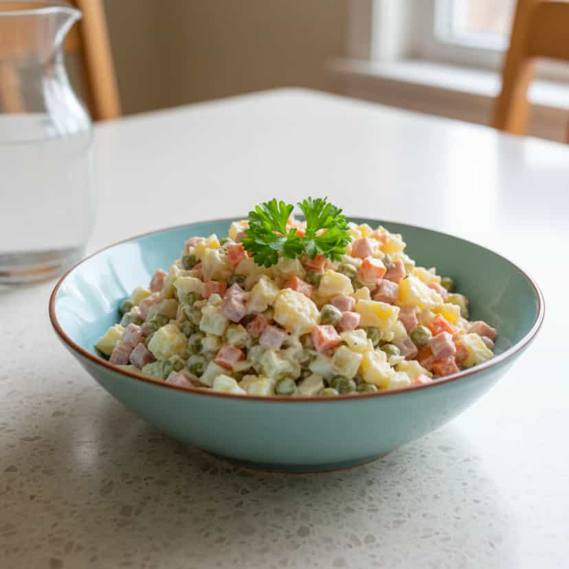 Foto deliciosa de Salpicão Simples pronta para servir - Outras Receitas